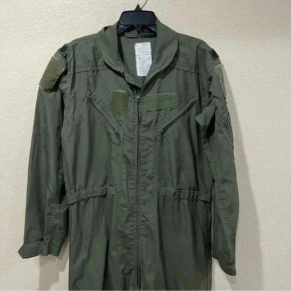 Military Coveralls Flyers CWU-27/P Type 1 Class 1 Sage Green Size 42 L Carter In - Picture 13 of 16